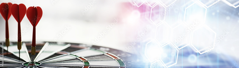 Darts. The dart for playing in the game board is stuck. Hit the sector in darts. The concept of a successful strategy. Darts. The dart for playing in the game board is stuck. Hit the sector in darts. The concept of a successful strategy.