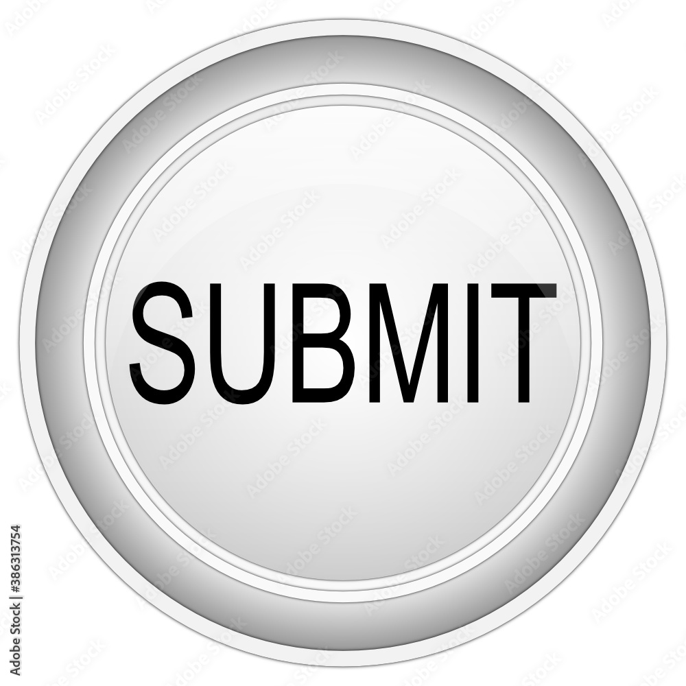 Submit Button on white backround - illustration Submit Button on white backround - illustration