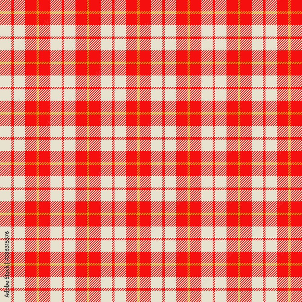 Naklejka premium Tartan plaid pattern background. Texture for plaid, tablecloths, clothes, shirts, dresses, paper, bedding, blankets, quilts and other textile products.