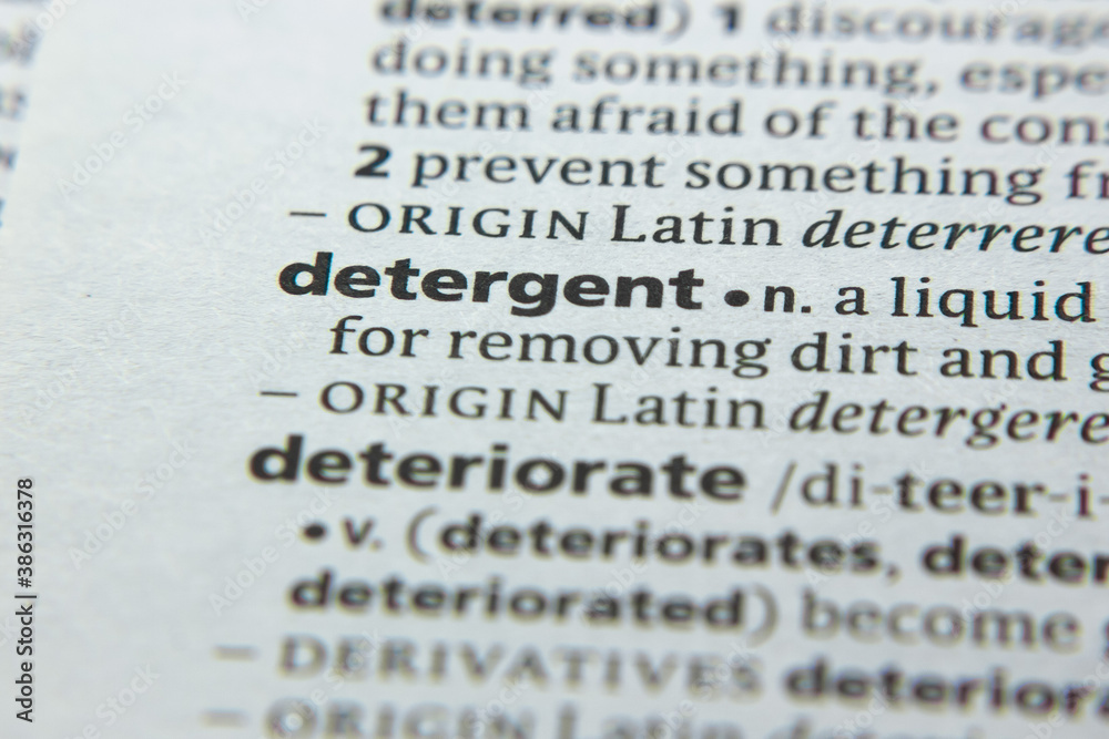 Word or phrase Detergent in a dictionary. Word or phrase Detergent in a dictionary.