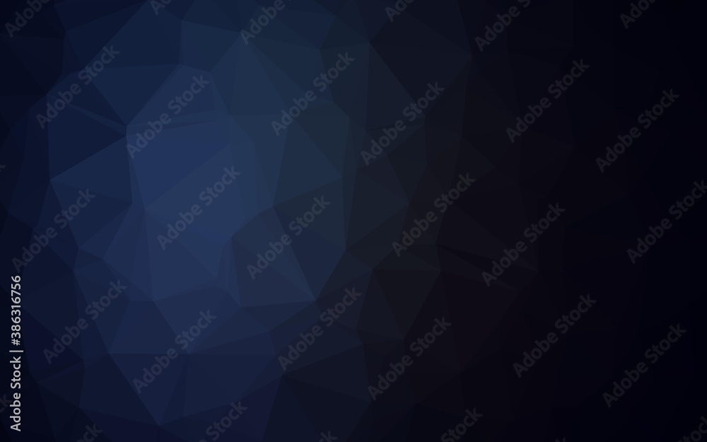 Dark BLUE vector abstract mosaic backdrop. Dark BLUE vector abstract mosaic backdrop.
