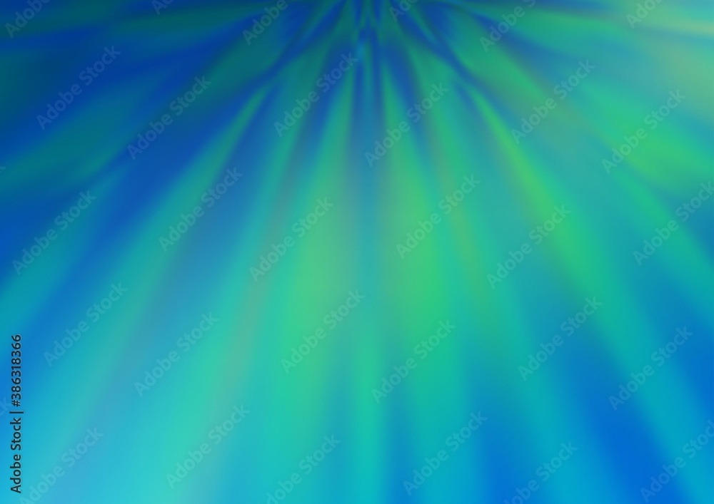 Light Blue, Green vector abstract blurred pattern.