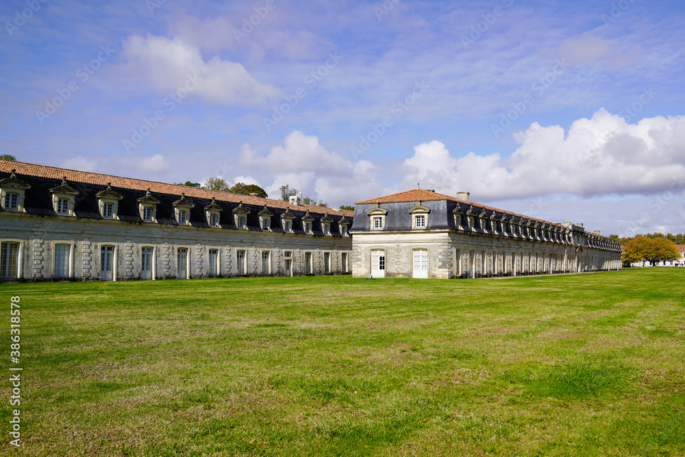 Naval Dockyard corderie royale of Rochefort king Royal Rope making factory building in Europe