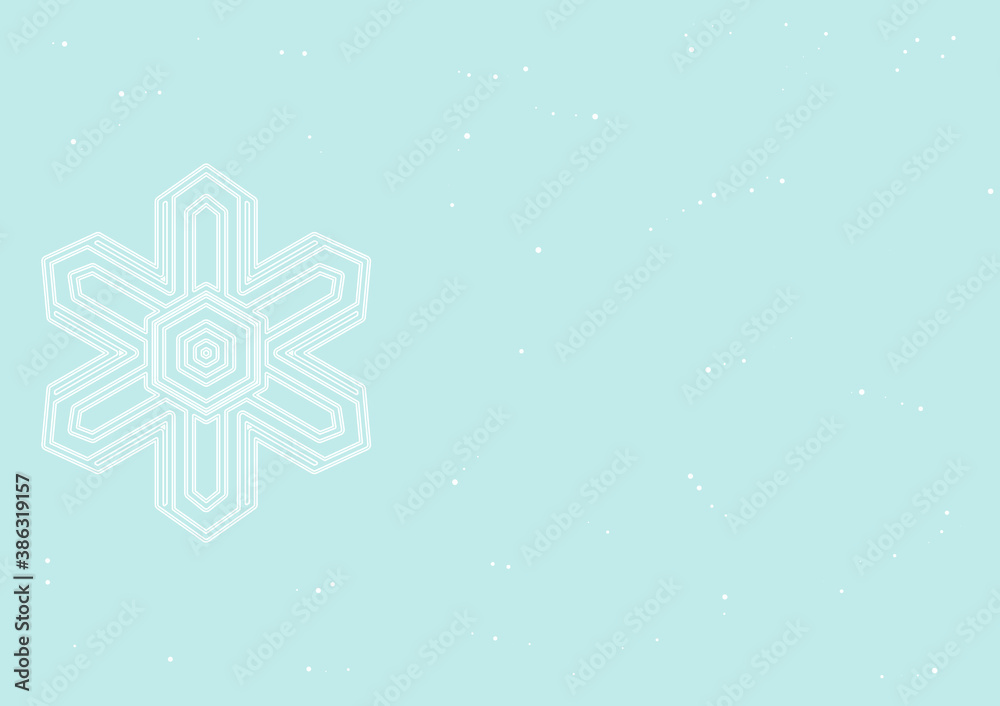 Fototapeta premium 雪の結晶