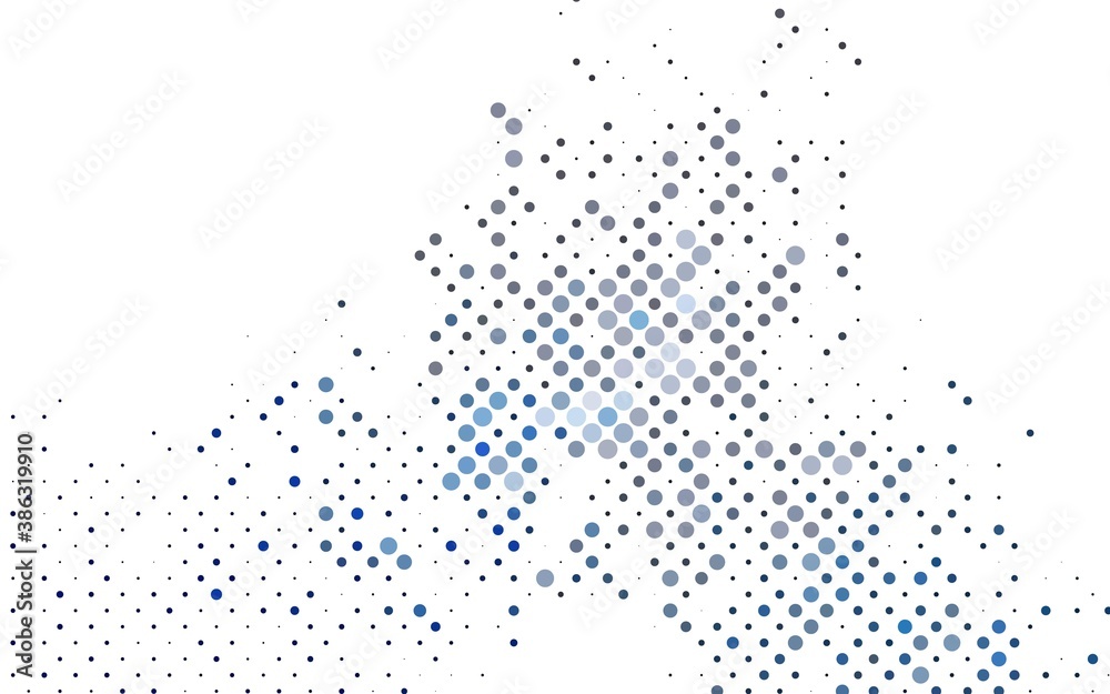 Light BLUE vector template with circles. Light BLUE vector template with circles.