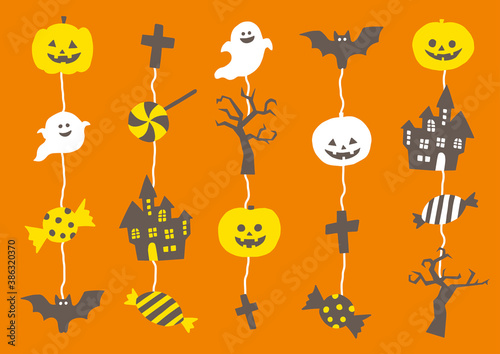 ハロウィン手描きイラスト