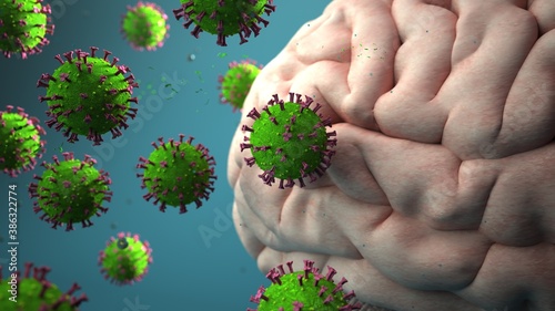 Coronavirus attacks the brain