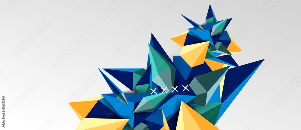 3d low poly abstract shape background vector illustration 3d low poly abstract shape background vector illustration