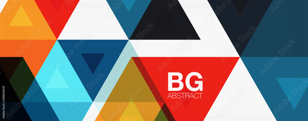 Mosaic triangle pattern abstract background for cover, banner, flyer and poster and other template Mosaic triangle pattern abstract background for cover, banner, flyer and poster and other template