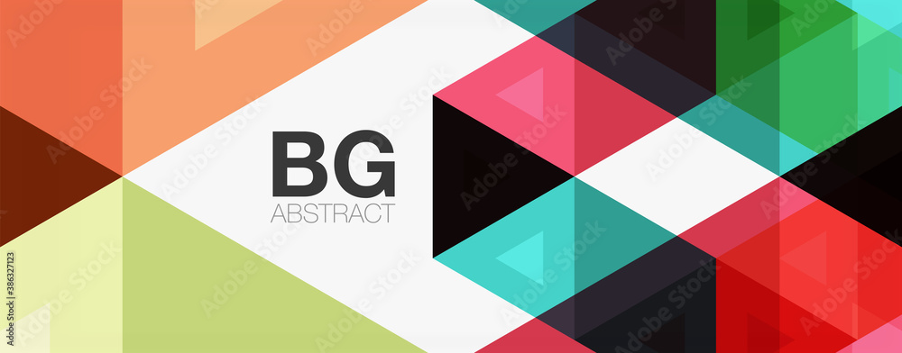 Mosaic triangle pattern abstract background for cover, banner, flyer and poster and other template Mosaic triangle pattern abstract background for cover, banner, flyer and poster and other template