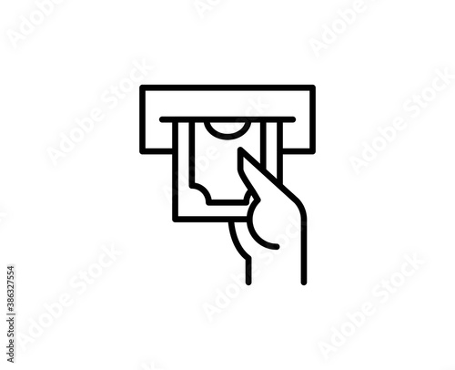 Finance line icon