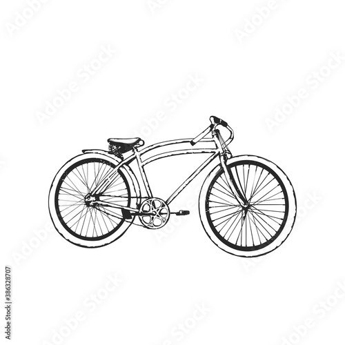 Old bicycle emblem