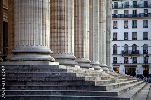 Canvas Print Marches et colonnes du panthéon