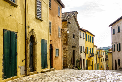old town of San Leo in Italy