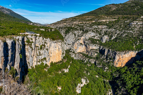 Verdon Gorge, Gorges du Verdon in French Alps, Provence, France photo