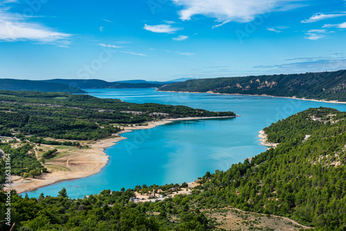 Lake Sainte-Croix  Verdon Gorge  Provence in France