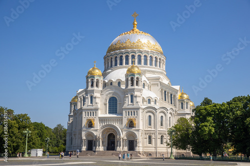 Saint Petersburg, Kronstadt, Church, Cathedral, Kronstadt sea St. Nicholas Cathedral