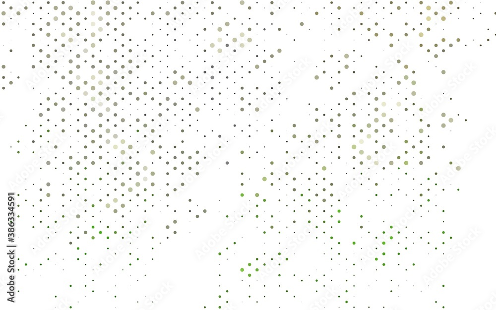 Light Green vector template with circles. Light Green vector template with circles.