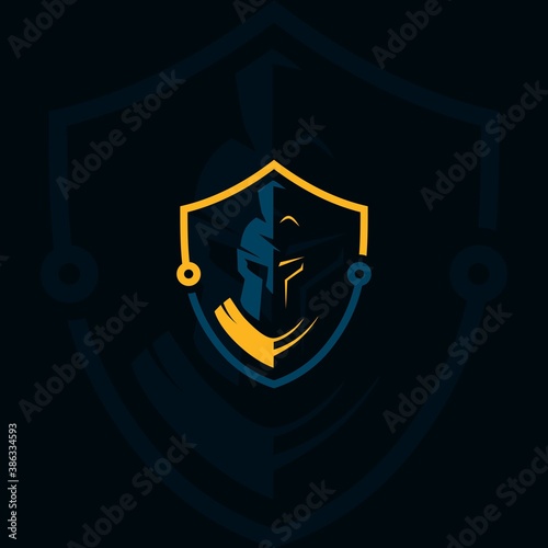 crusaders technology vector logo