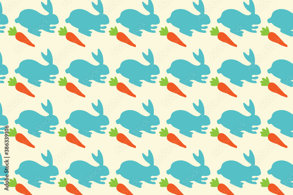 Digital paper rabbit. suitable for decoration and backdrop.