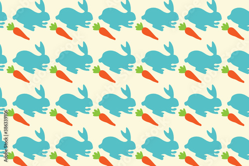 Digital paper rabbit. suitable for decoration and backdrop.