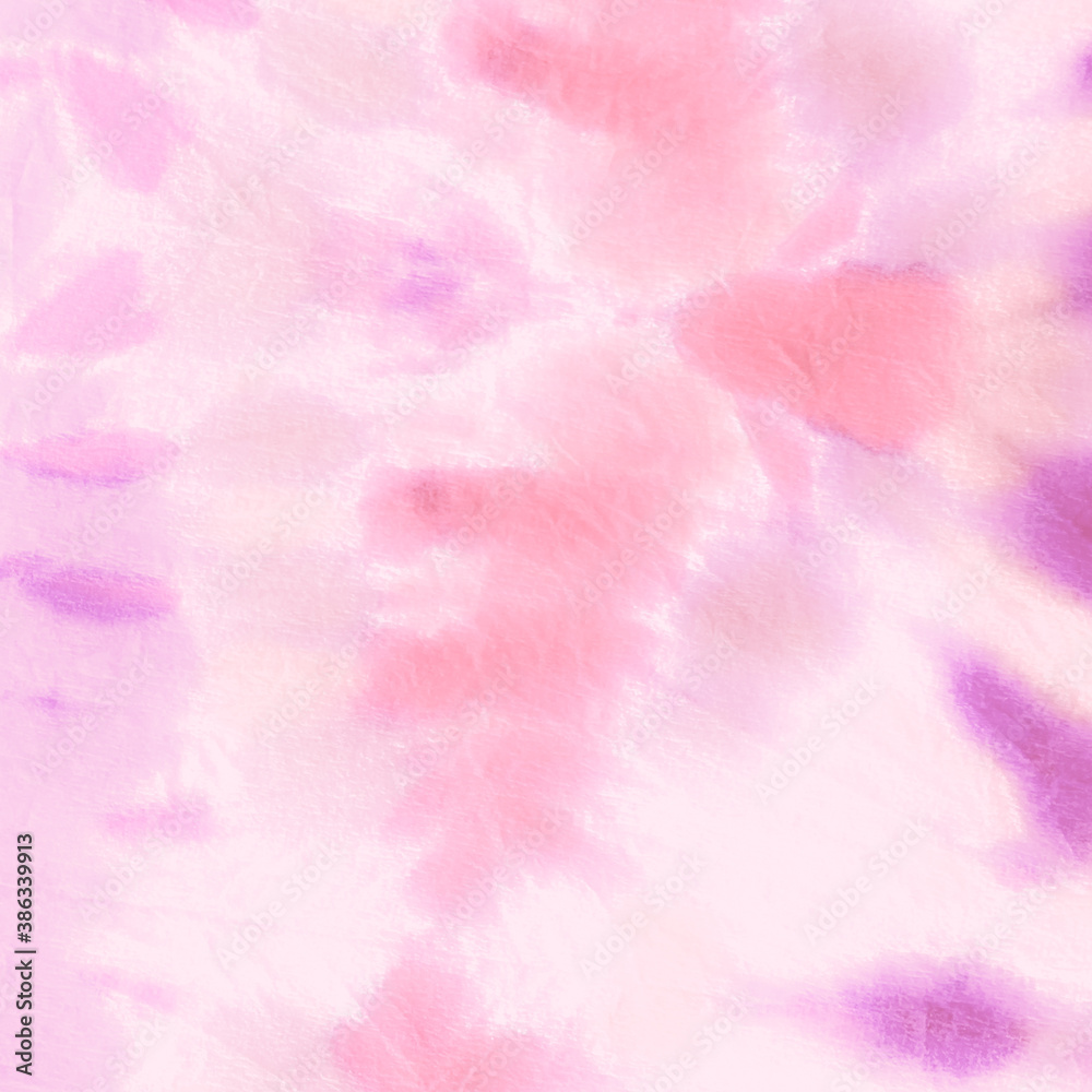 Fototapeta premium Romantic Tie Dye Design. Craft Zigzag Effect. 