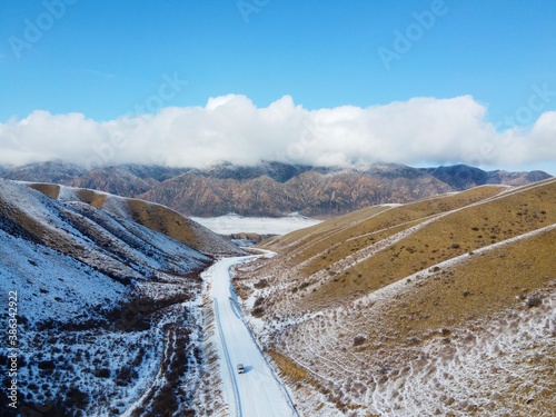 winter mountain landscape