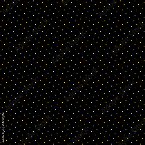 Seamless geometric pattern. Modern ornament with golden dotted elements. Geometric abstract pattern