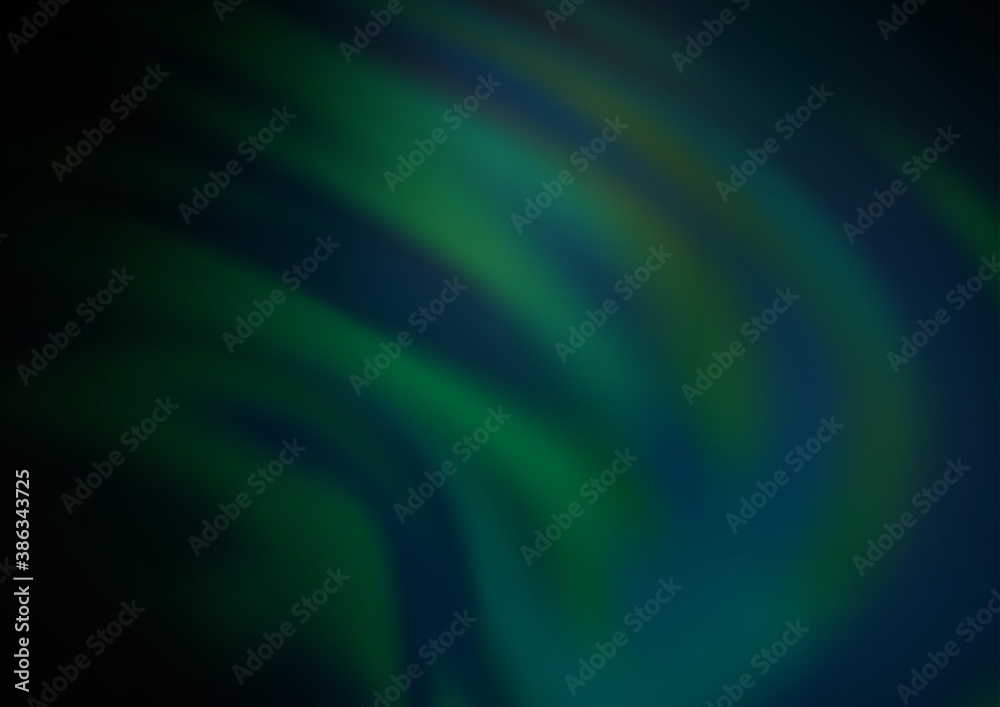 Dark Green vector abstract blurred pattern. Dark Green vector abstract blurred pattern.