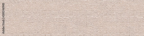Light beige coton canvas background as part of your gentle style. Seamless panoramic texture.