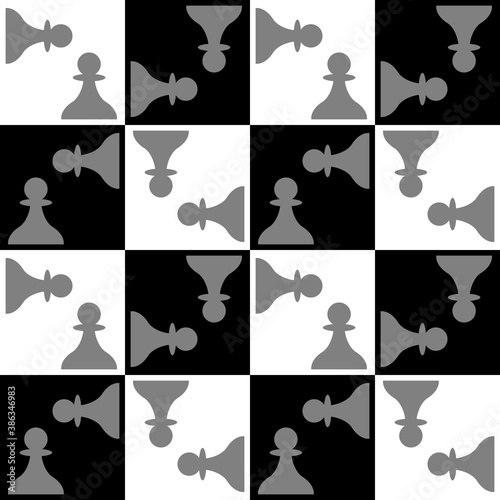 Seamless pattern with Chess...