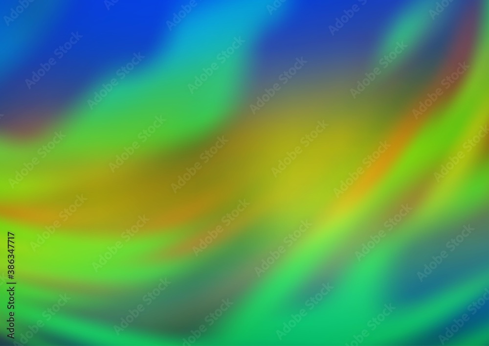 Dark Blue, Yellow vector blurred shine abstract background. Dark Blue, Yellow vector blurred shine abstract background.