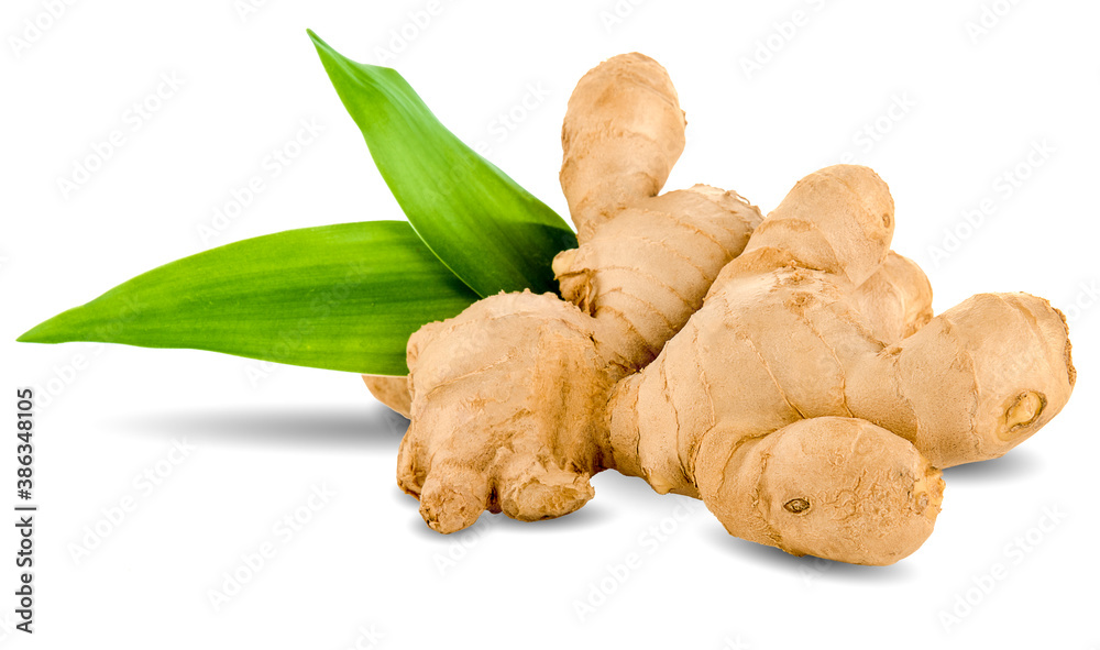 Ginger isolated on white background