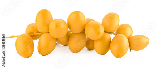 Obraz na płótnie date palm fresh fruit on whitebackground w salonie