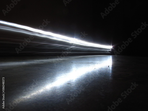 Picture of Light Streaks. Long Exposure Photography © abhinavmathurindia