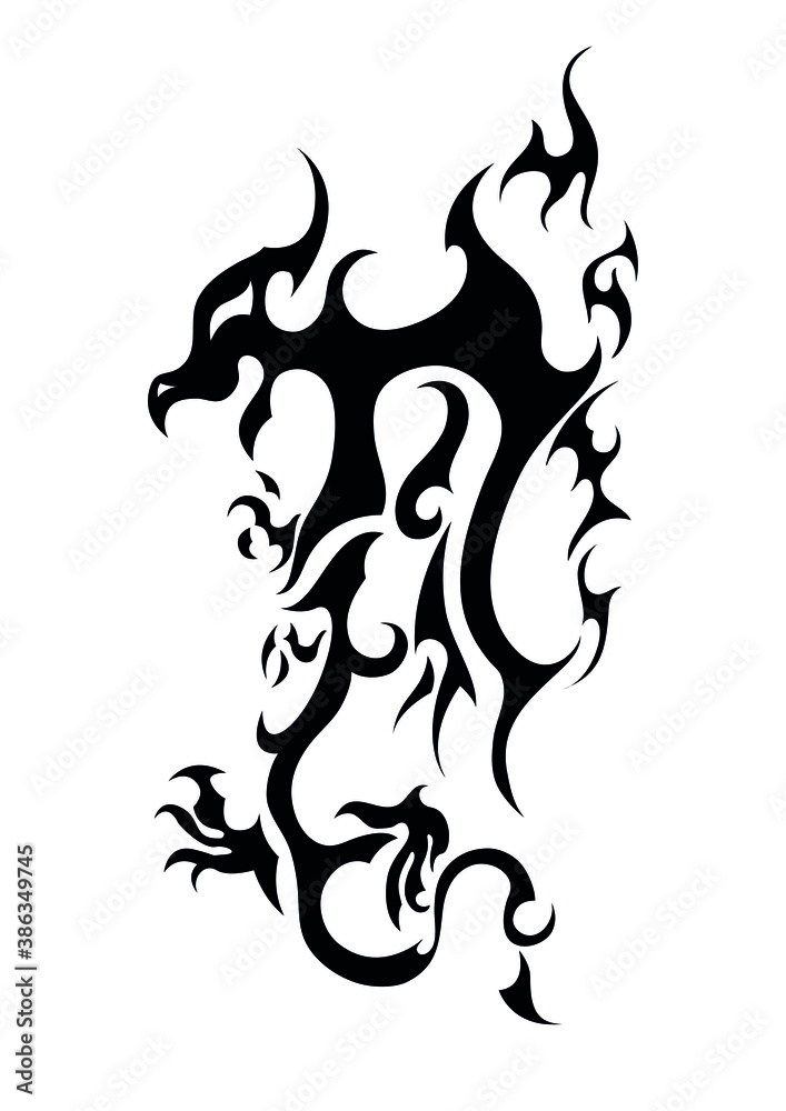 chinese dragon thirtieth of the big collection ethnic tattoo symbol sticker chinese dragon thirtieth of the big collection ethnic tattoo symbol sticker