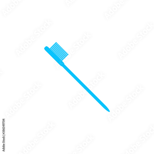 Toothbrush icon flat.