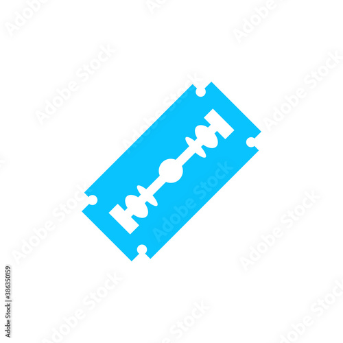 Blade razor icon flat.