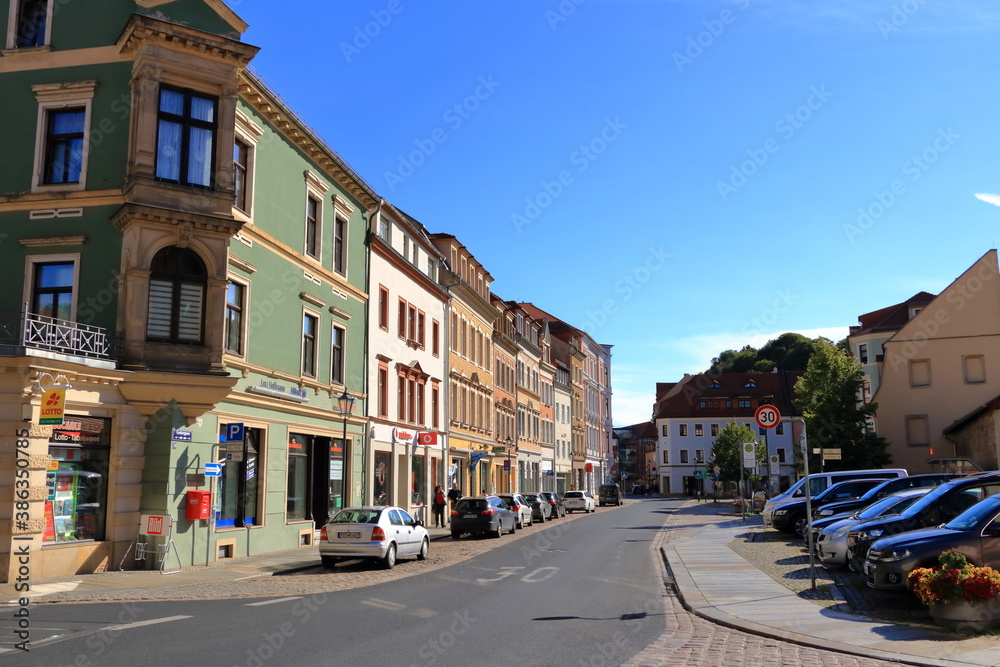 July 26 2020 - Meissen/Germany: Beautiful streets of the old town