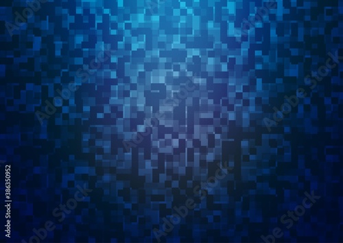 Light BLUE vector background with rectangles. © Dmitry