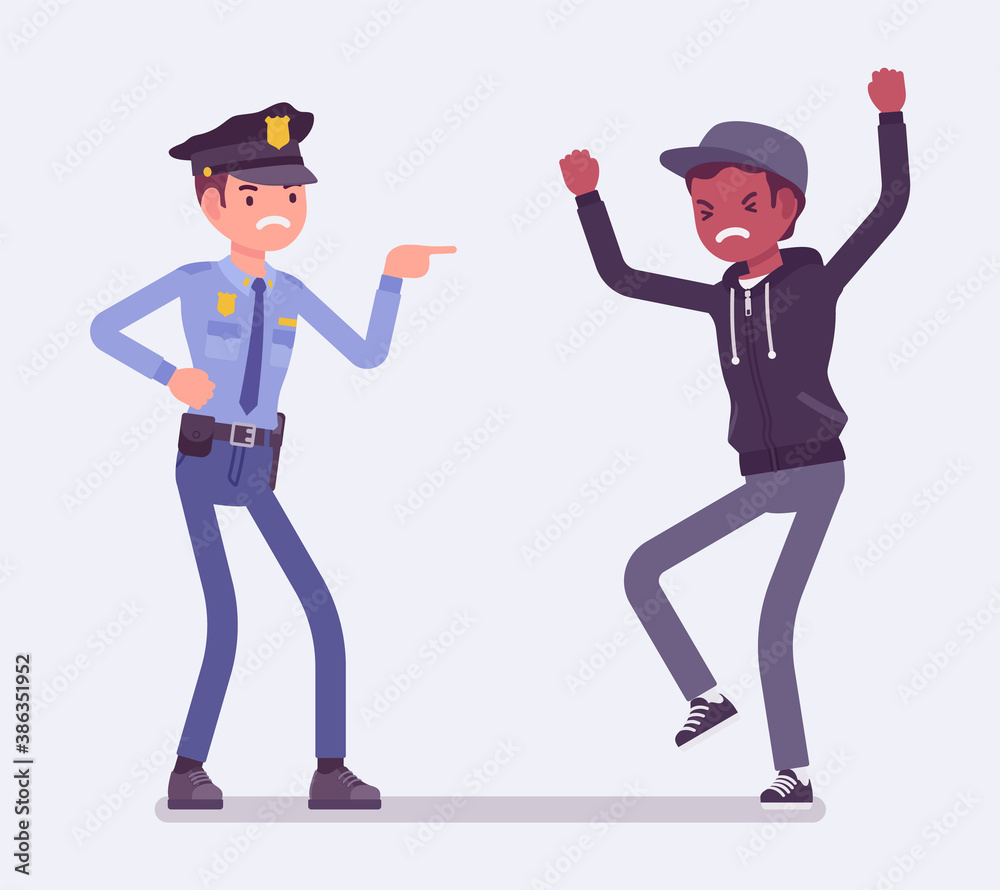 Conflict of interest for policeman and criminal police abuse