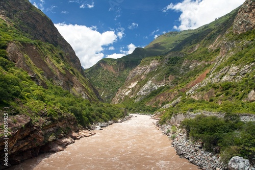 Rio Apurimac peru Andes mountains Amazon river photo