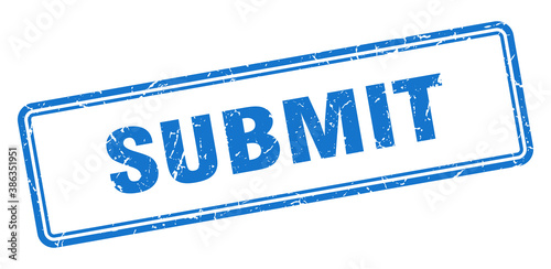 submit stamp. square grunge sign on white background