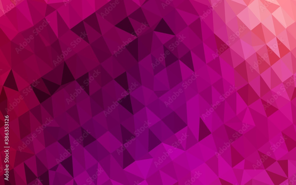 Light Purple vector blurry triangle pattern. Light Purple vector blurry triangle pattern.