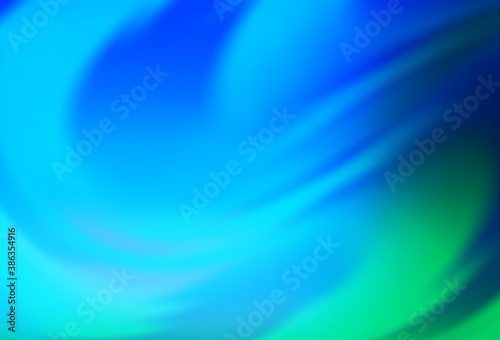 Light Blue, Green vector abstract bright pattern. © Dmitry