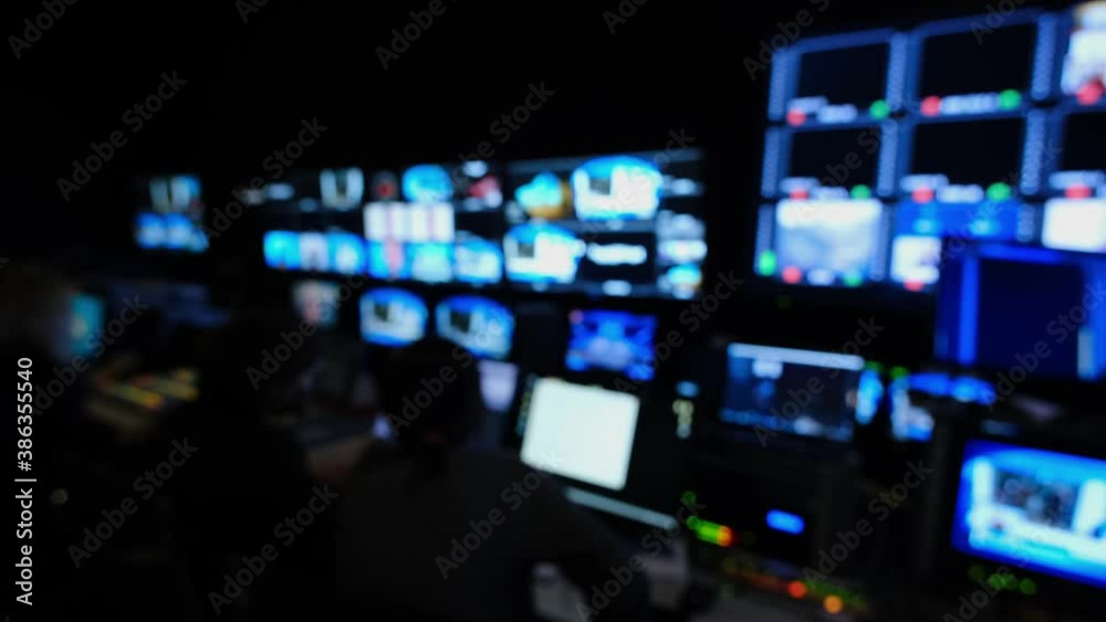 Newsroom Background for News Broadcasts
