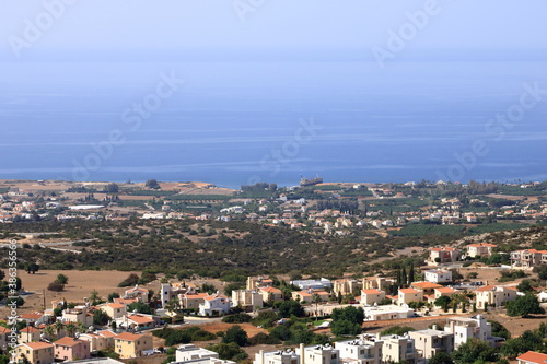 City view above Paphos, Cyprus 2020
