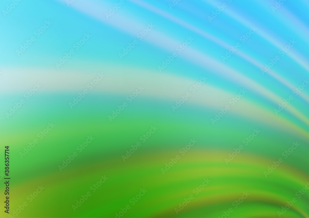 Light Blue, Green vector abstract blurred template. Light Blue, Green vector abstract blurred template.