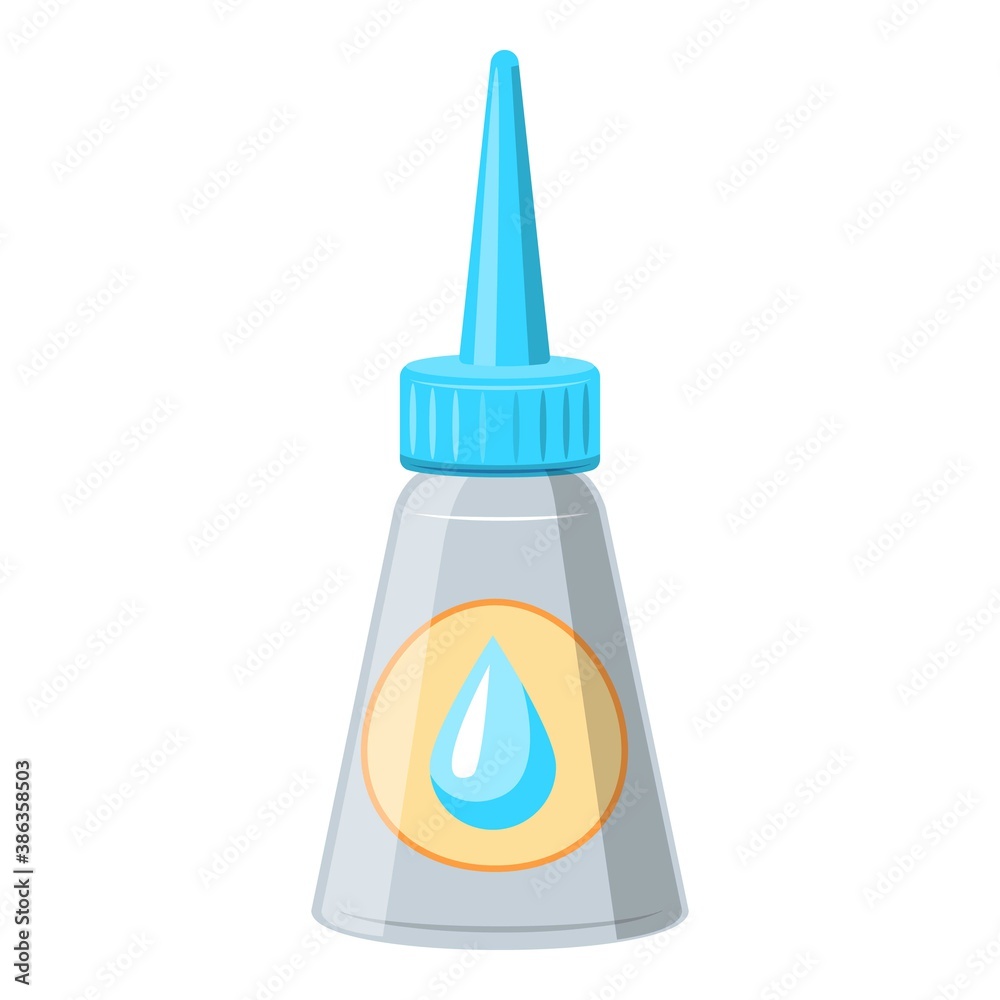 Eye drops icon. Cartoon of eye drops vector icon for web design isolated on white background Eye drops icon. Cartoon of eye drops vector icon for web design isolated on white background