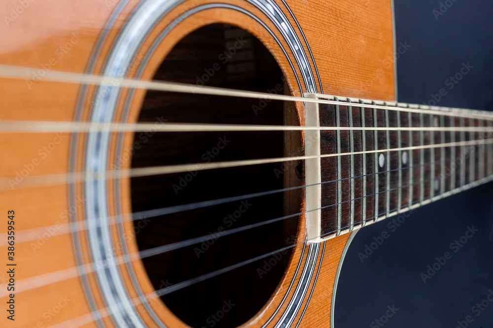 guitar and pick.